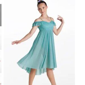 Weissman Dance Costume Blue #17692 "WOULD THAT I" Size SA - Small Adult